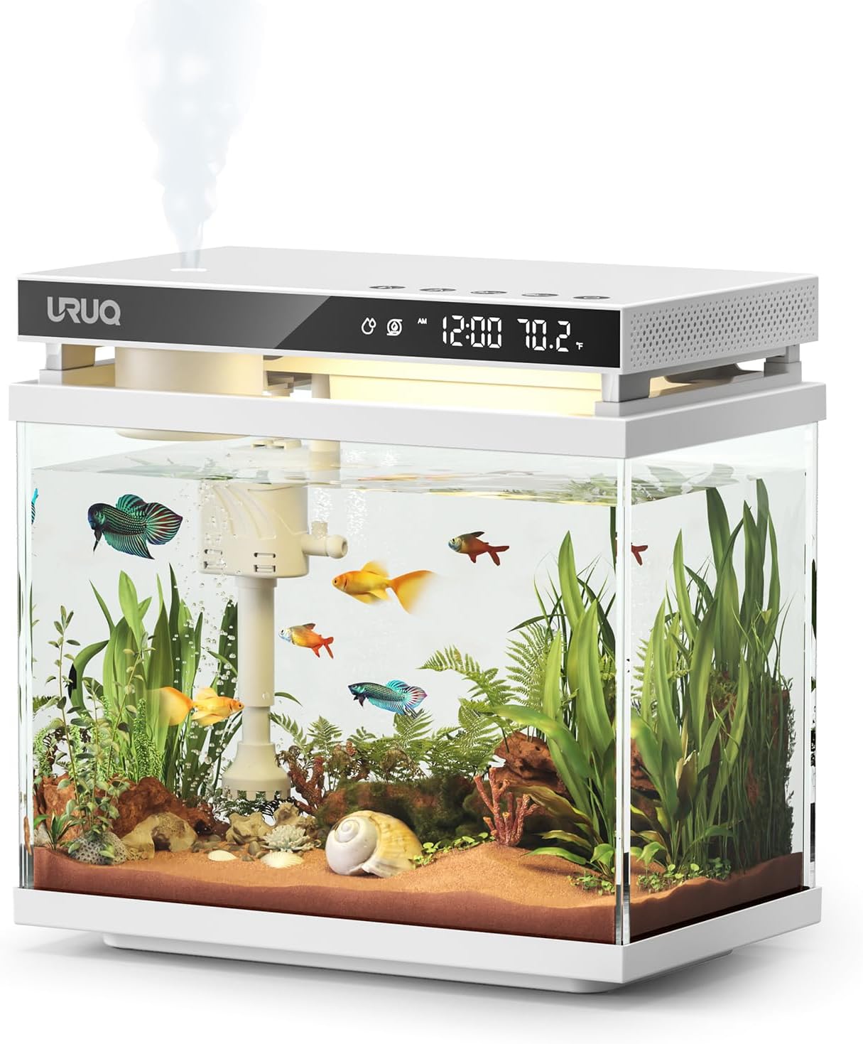 Fish Tank Smart Aquarium Kit URUQ Self Cleaning Multi