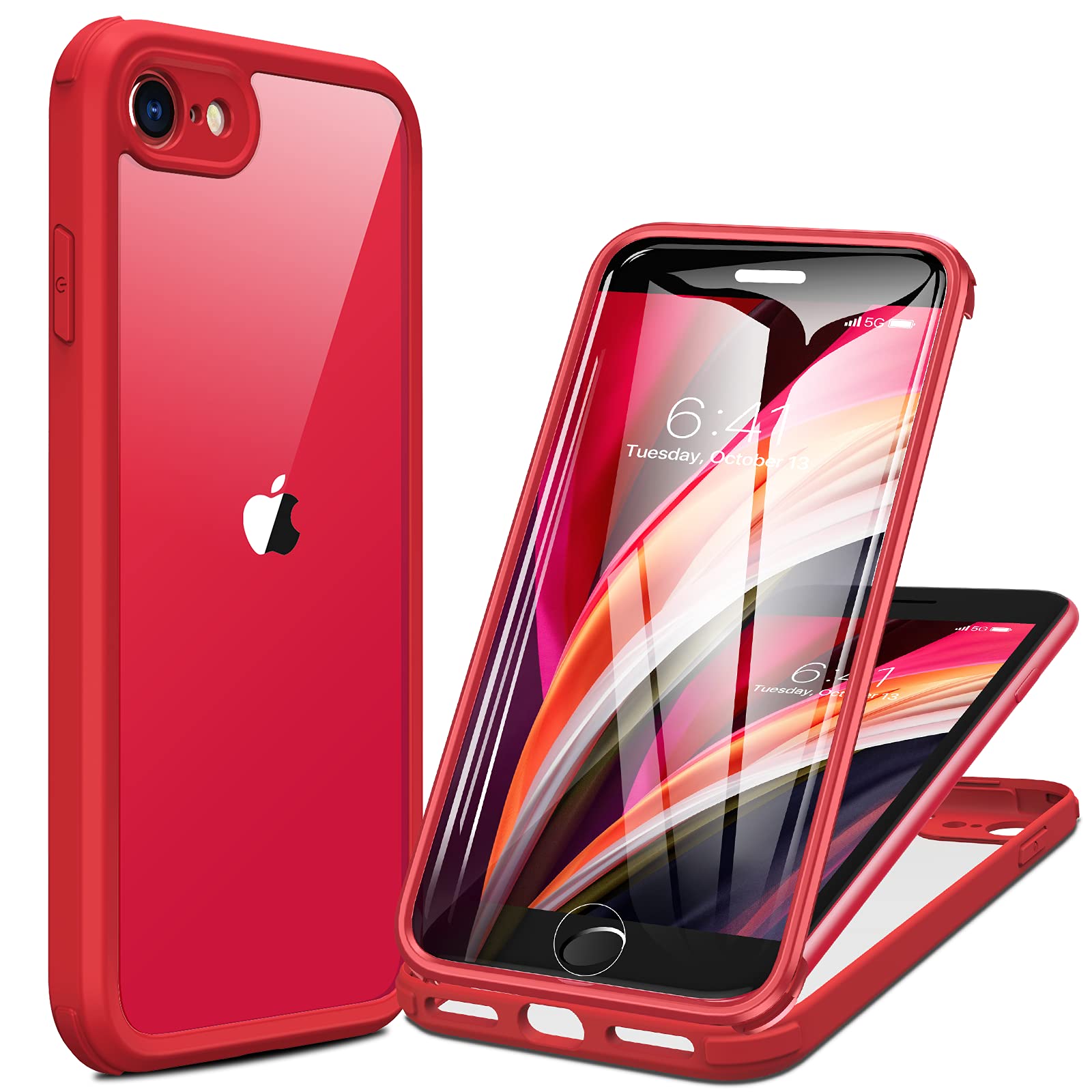 Miracase für iPhone 17e Hülle & iPhone 16e Hülle für MagSafe,[360° Ganzkörper-Stoßfest],integrierter Kratzfester Panzerglas-Schutz,Voll-Kameraschutz,langlebige, Handyhülle für iPhone 17e/16e,Minzgrün