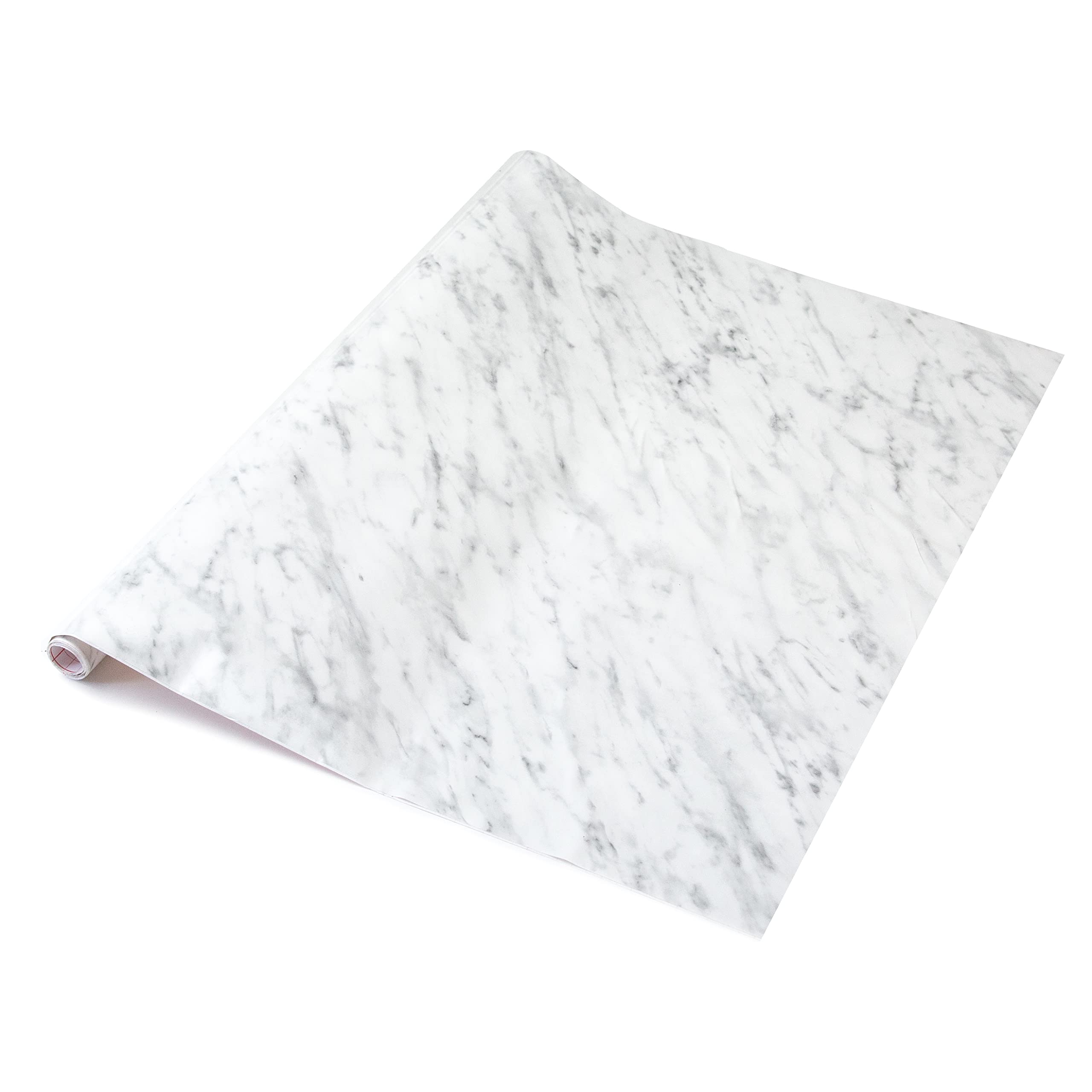 Self Adhesive Vinyl Wrap Film for Kitchen Worktops dc fix Marble Carrara Grey (90CM, 2M)