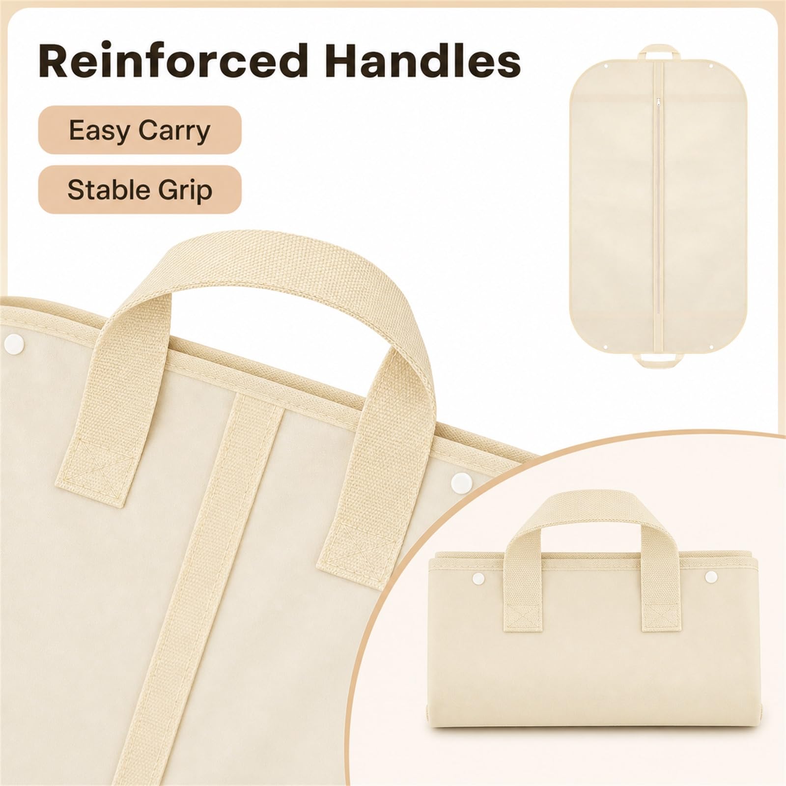 Sacchetti Antipolvere per Indumenti,Borsa Porta Abiti,Copertura Vestiti,Pieghevole,Antipolvere,Resistente all'umidità,per Abiti,Vestiti,Cappotti,Giacche,Camicie e Maglioni