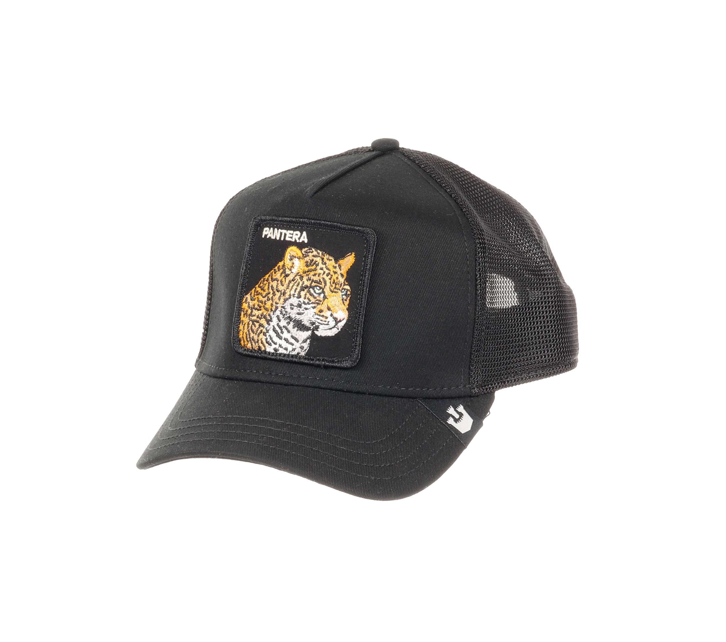 Goorin Bros. Pantera Leopard Black Adjustable Trucker Cap