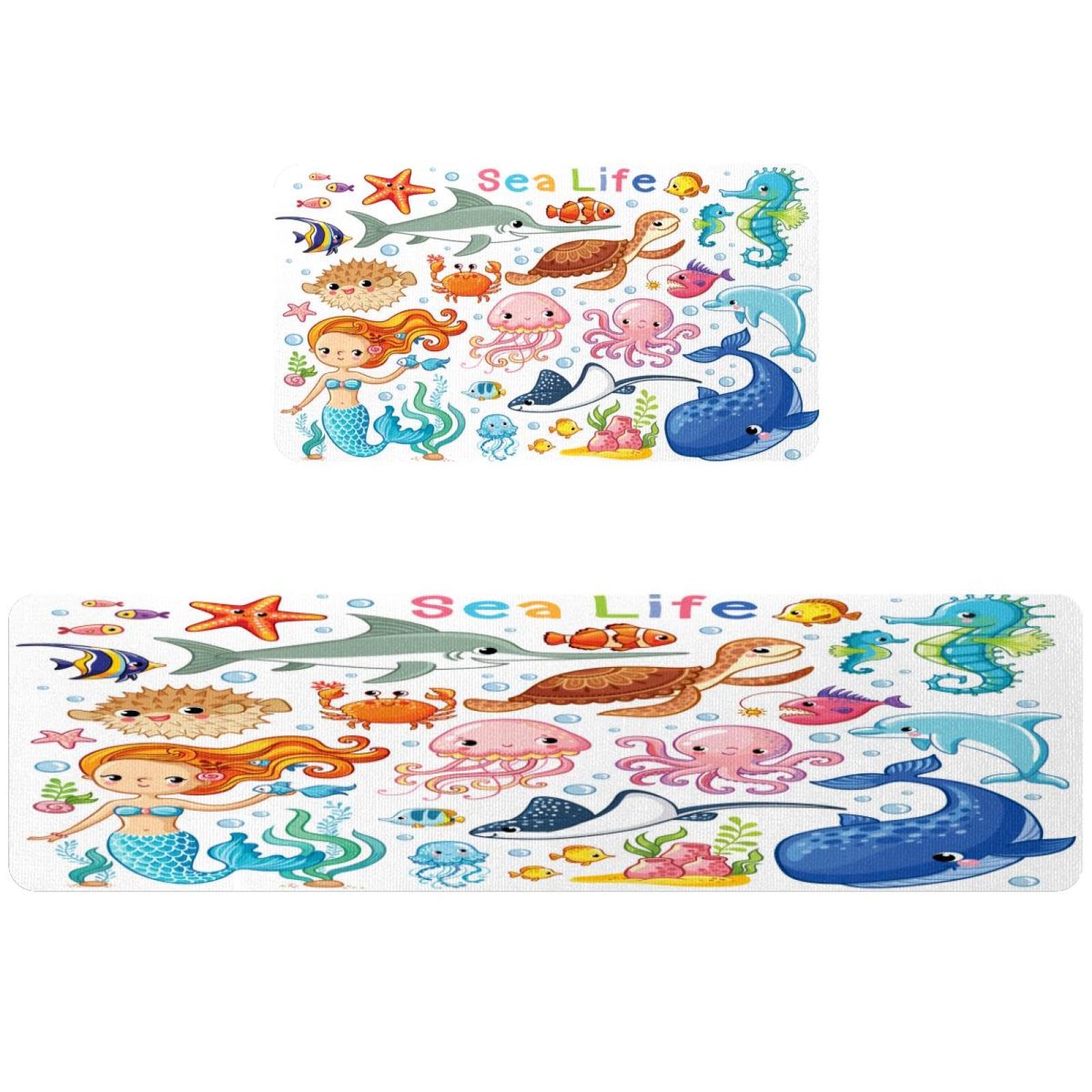 Alfombrillas de cocina antideslizantes que evitan resbalones y absorben agua