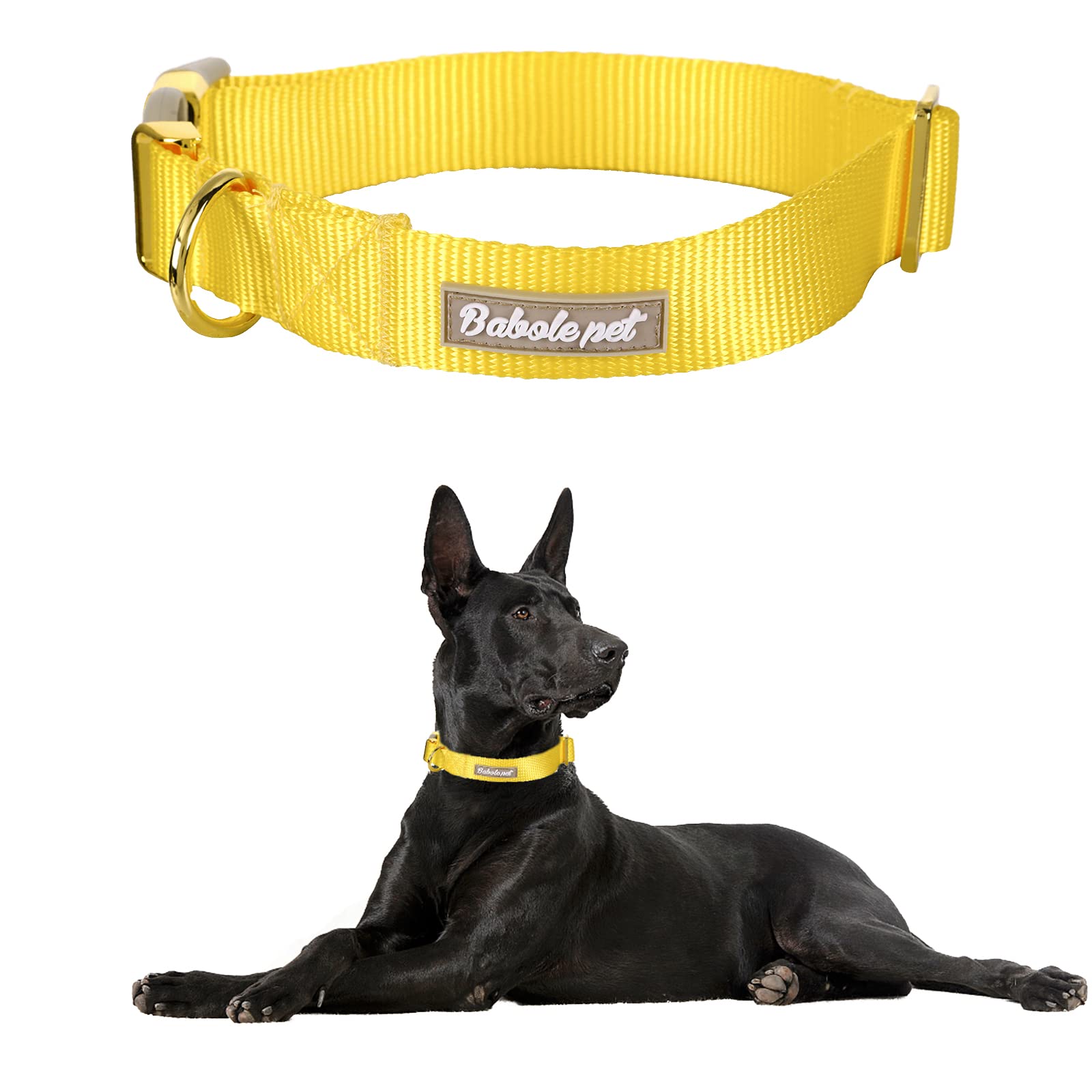 Babole Pet Nylon Hundehalsband – Verstellbar In Lavendel, Größe XS (20,3–30,5 Cm), Mit Metall-D-Ring & Sicherheitsschnalle