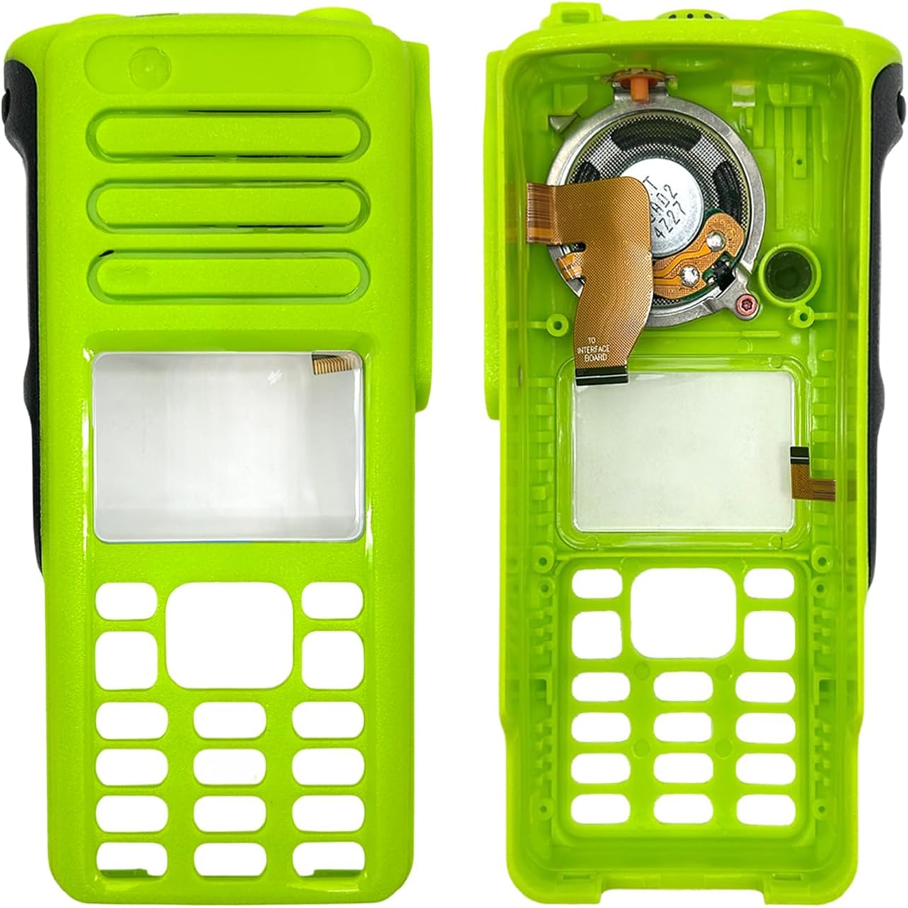 XPR7550E Green Housing Case Front Cover with Speaker for Radio XPR7550E XPR7580E XIR P8668i P8660i DP4800E DP4801E DGP8550E