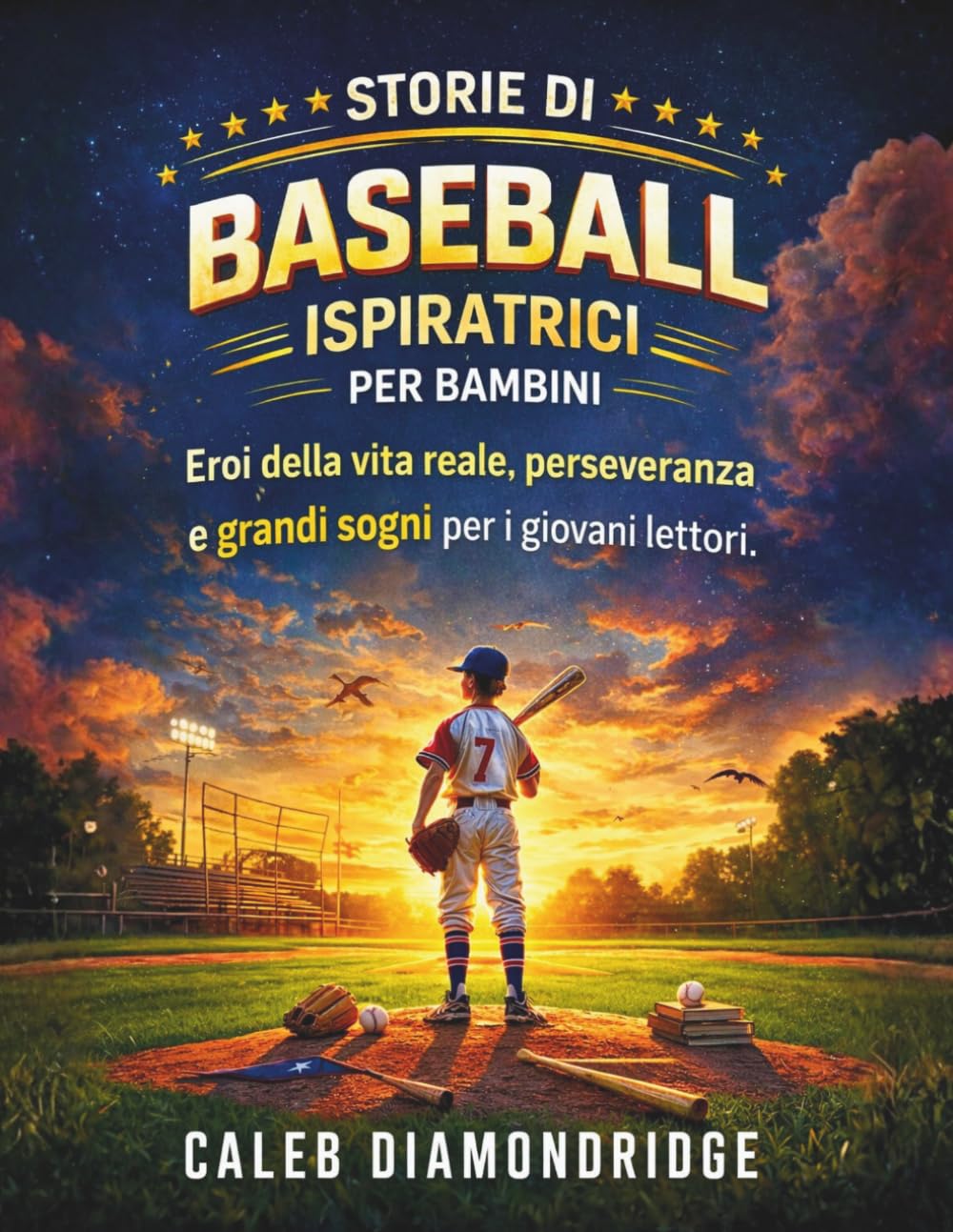 STORIE DI BASEBALL ISPIRATRICI PER BAMBINI: Eroi della vita reale, perseveranza e grandi sogni per i giovani lettori.