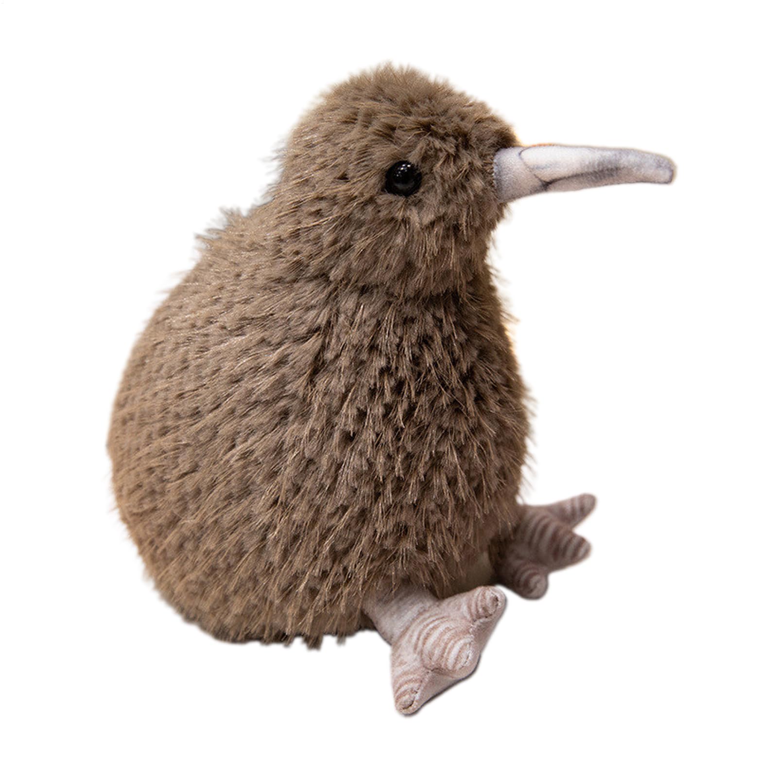 Kiwi Bird Figure - Soft Kiwi Bird Stuffed Animal Toy, Realistic Simulation | Cute Little Sparrow Plush For Kids And Friends, Collectible Animal Figure For Bedroom Decor And Gift Giving