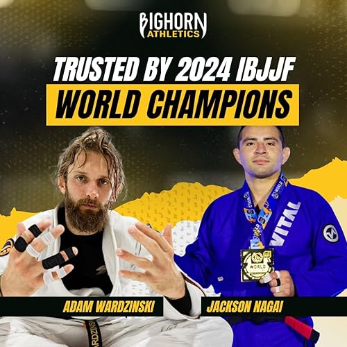 Miniatura 5 de Bighorn Athletics Jiu Jitsu - Cinta para dedos, cinta de escalada en roca, cinta médica deportiva y cinta atlética para dedos, manos y dedos de los