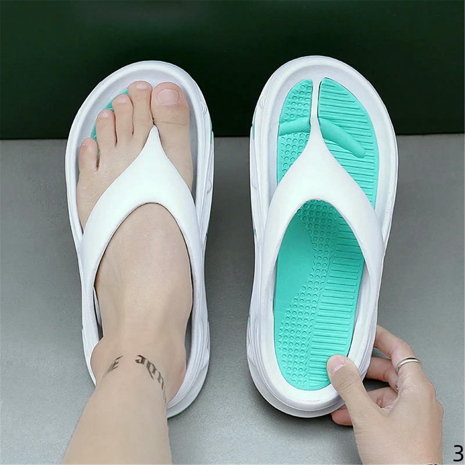 Chanclas Mujer Hombre Verano Sandalias De Playa Interior Al Aire Libre Antideslizantes Baño Casa Hombres Mujeres Zapatillas-Beige Marrón-44-45