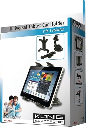 Konig CSTCH100 - Soporte de m?viles para coches, negro