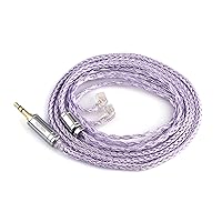 Vista 10 de Linsoul Tripowin Zonie cable SPC para auriculares de 16 núcleos, chapado en plata