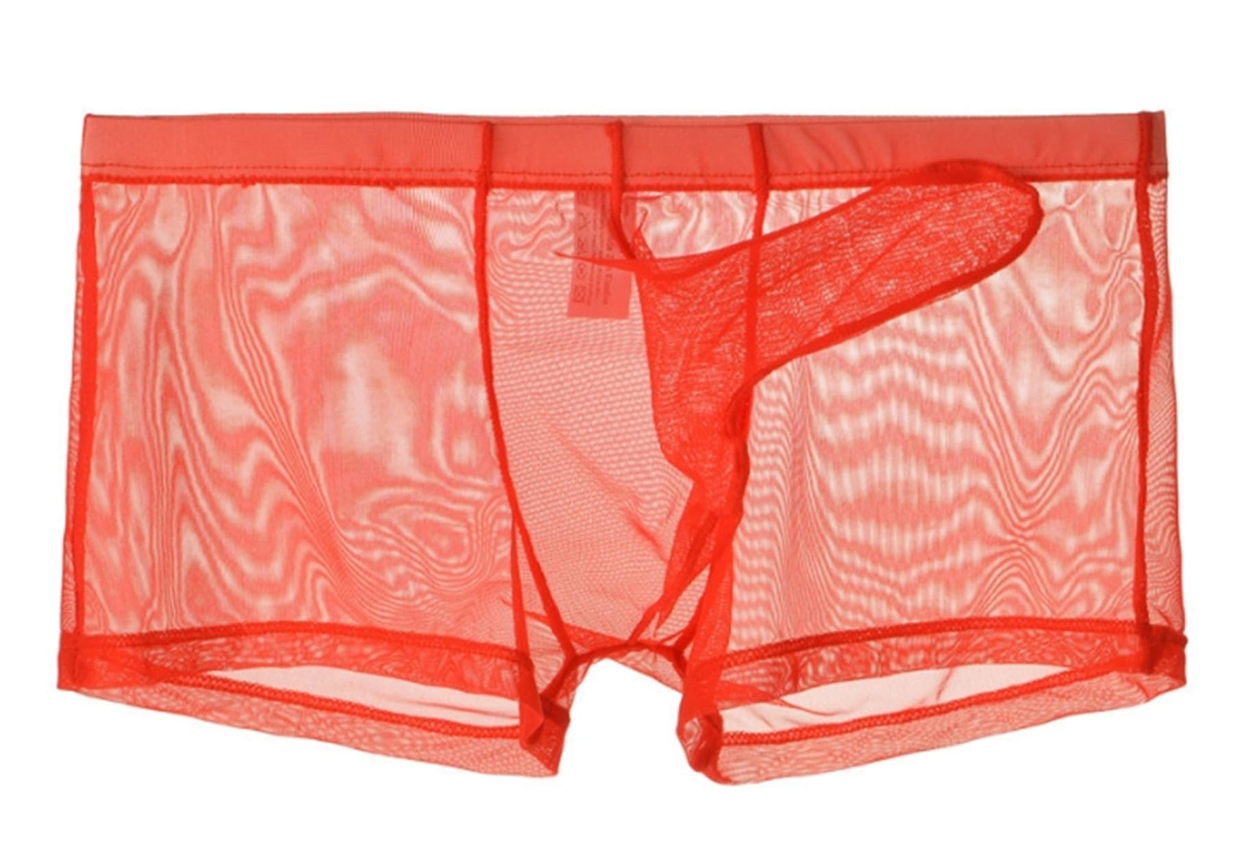 Men's Shorts Sexy Boxer Briefs Transparent Underwears Gauze Breathable Men's Sexy Elephant Trunk Shorts