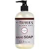MRS. MEYERS CLEAN DAY Hand Soap, Made with Essential Oils, Biodegradable Formula, Lavender, 12.5 Fl. Oz