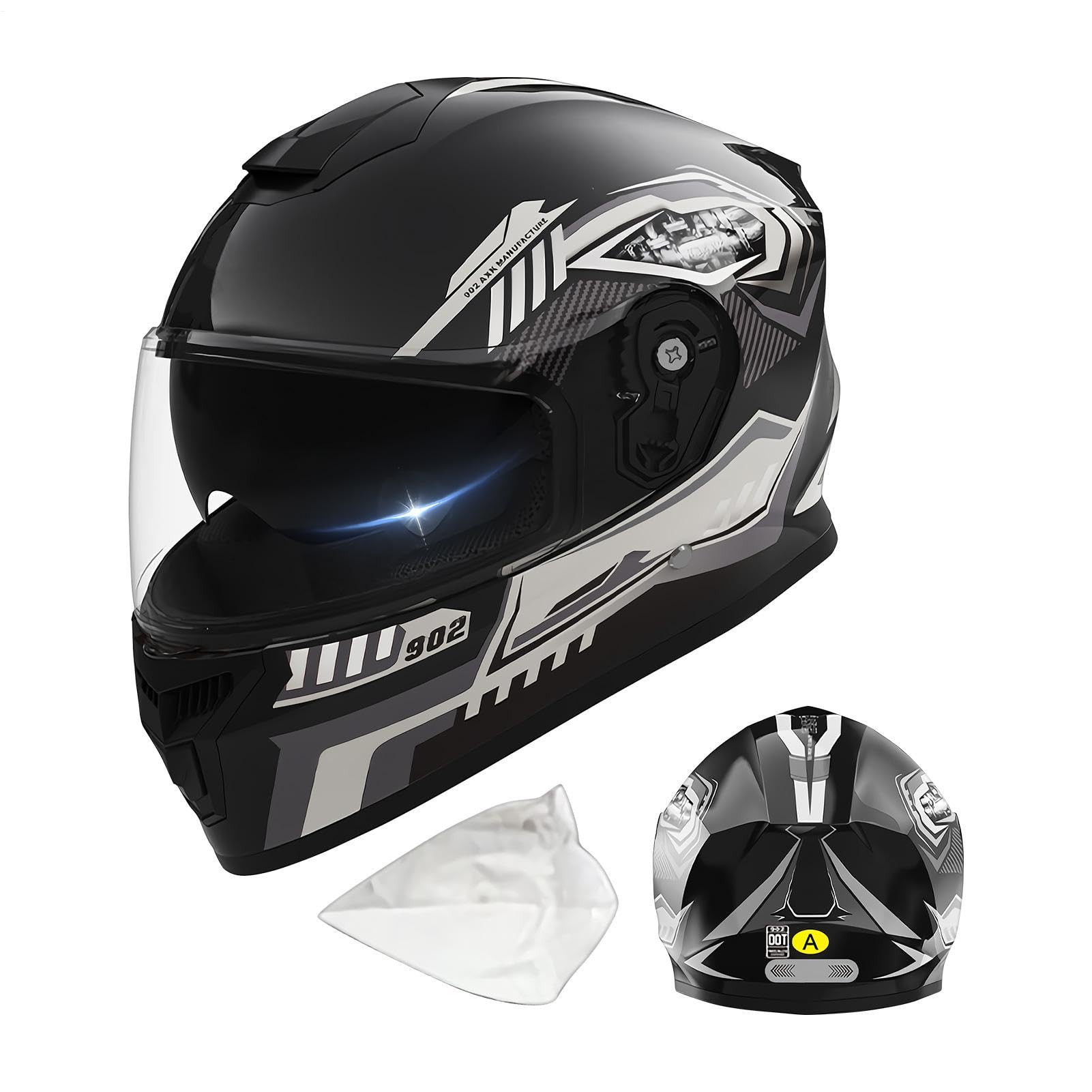 Generisch Motorrad-Integaralhelm Mait Vollvisier Motocross Visiera