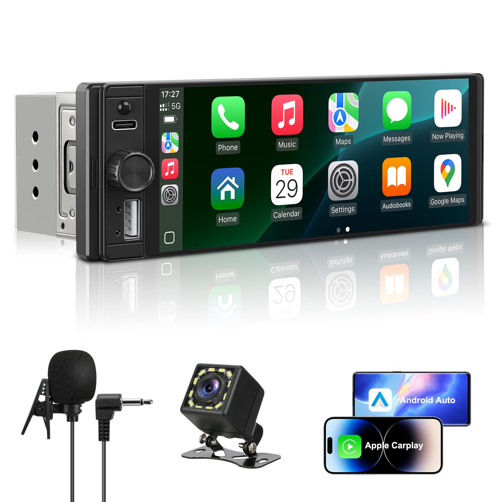 Bigorq Single Din Radio