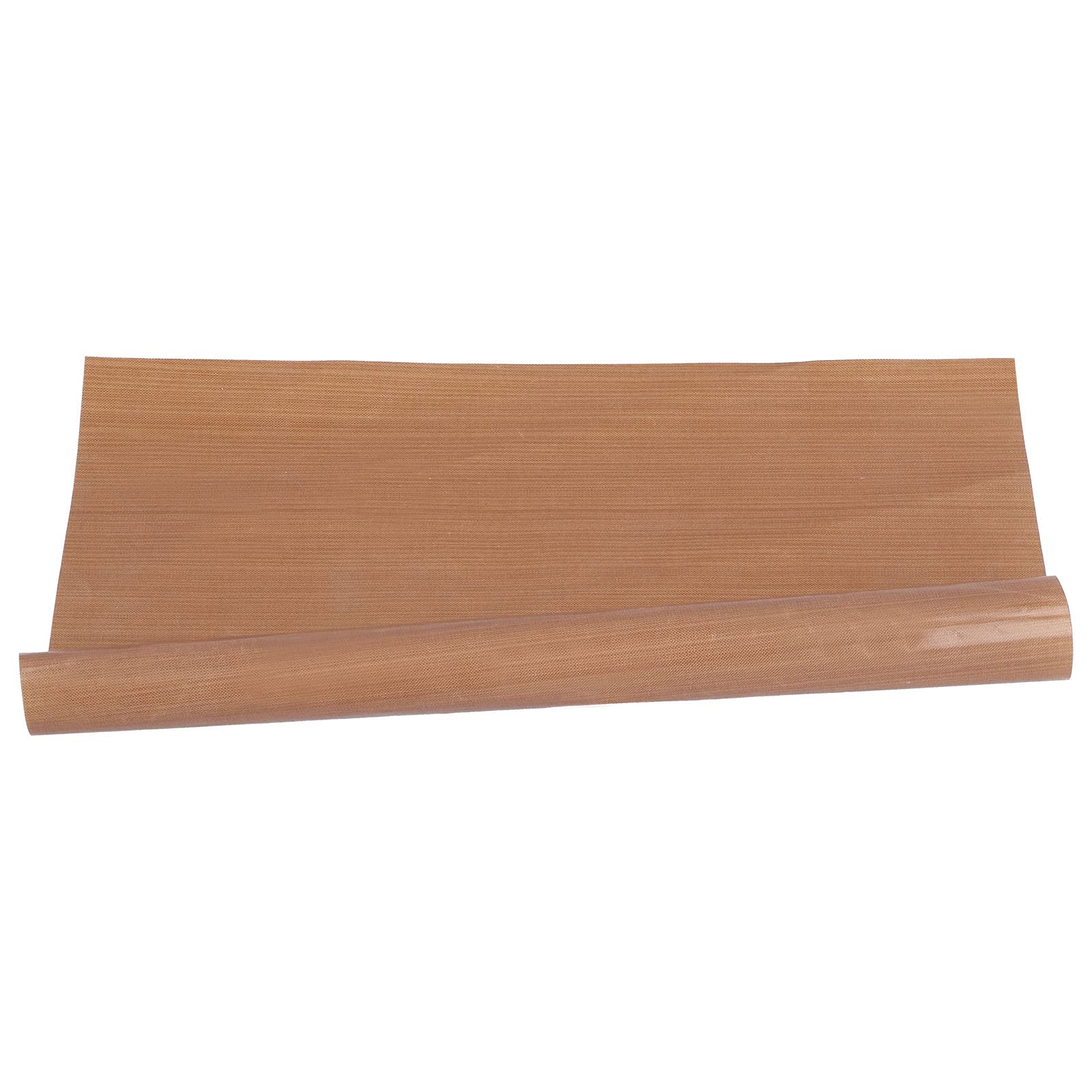 Rolka arkusza PTFE, 100 x 300 cm 0,08 mm Nieprzywierająca tkanina z włókna szklanego o wysokiej izolacji wielokrotnego użytku do suszarki z przenośnikiem taśmowym z prasą (0,08 mm (ponad rozmiar))