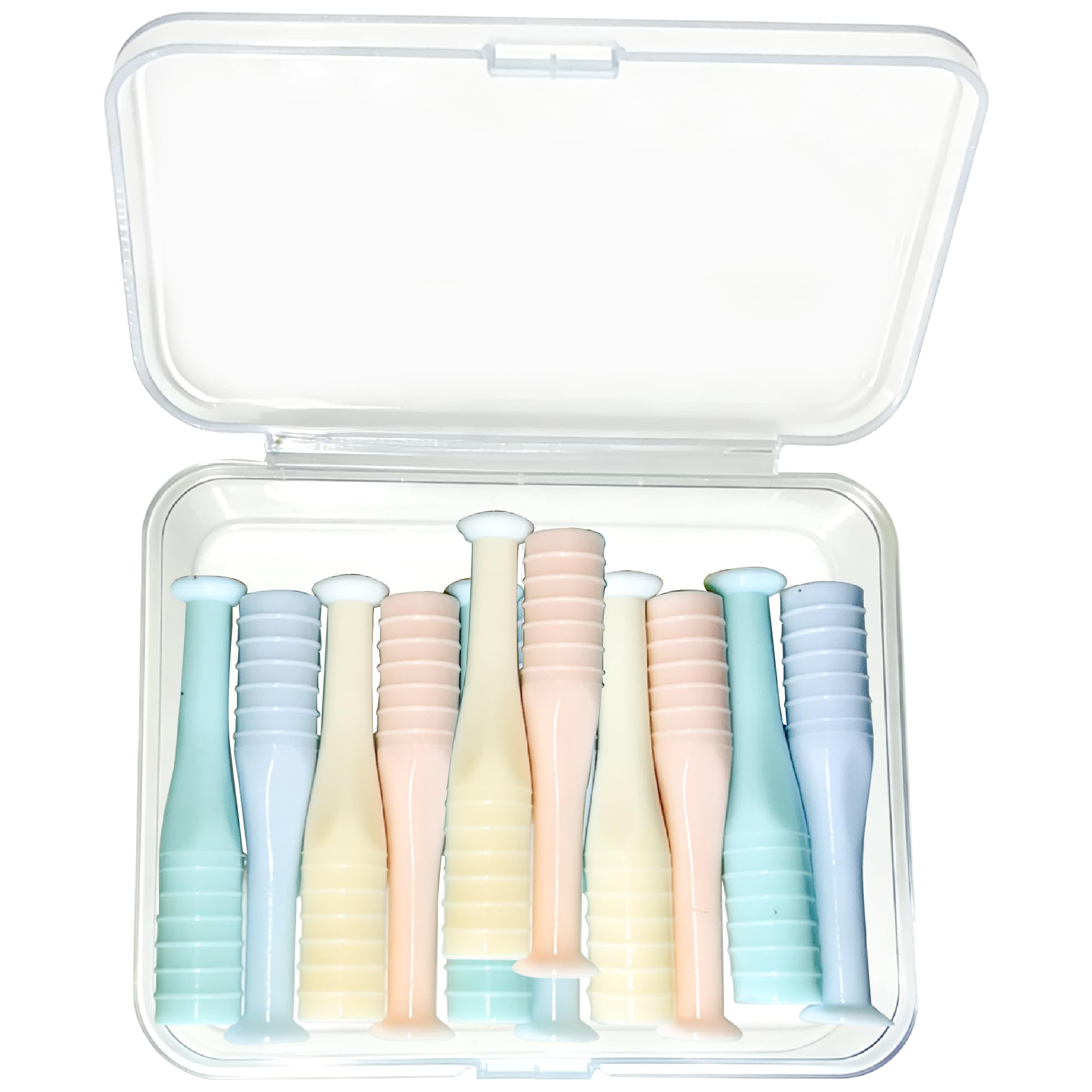 12PCS Lens Remover Tool with Storage Case lens Plunger Organizer Inserts Removes Reusable Suction Cup Remover Eye Contact
