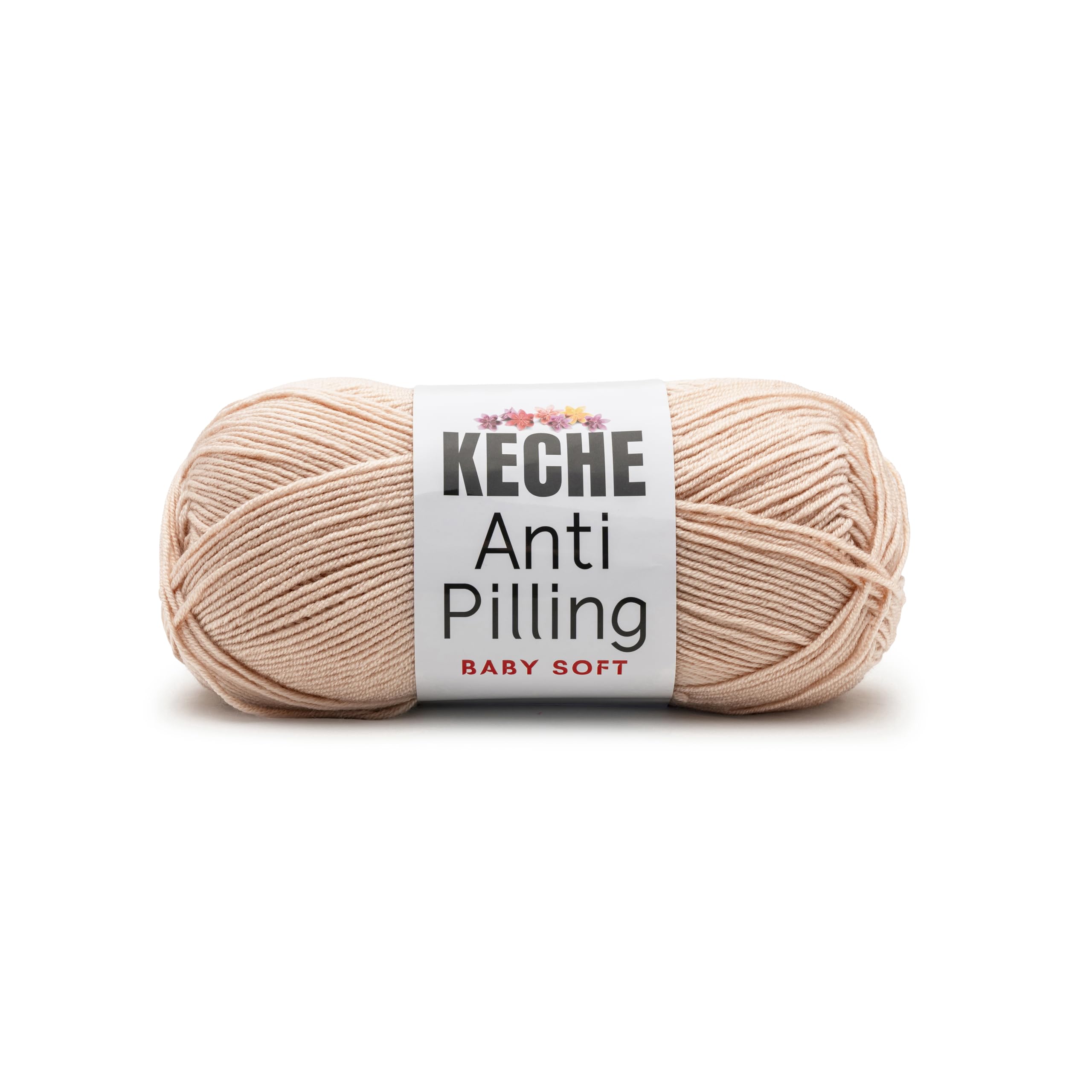 Soft DailyKnit DK Yarn, 100% Anti-Pilling Acrylic for Knitting Crocheting, Light Weight #3 (3.52 oz / 274 Yds) 1 Skein - Red — view 22