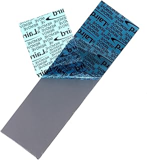 Deal4GO 1-Pack 70x20x2mm Laird T-Flex HR600 Thermal Pad Gel Gap Filler 12W/mK for M.2 2280 SSD PCIe NVME Heatsink RAM/VRAM Memory VRMs, Grey