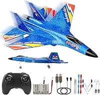 Vista 10 de SU27 RC Fighter Plane Principiante Avión RC 6-Axis Estabilizador Automático Control Remoto Aeronave Planeador Listo para Volar Resistente a Choques