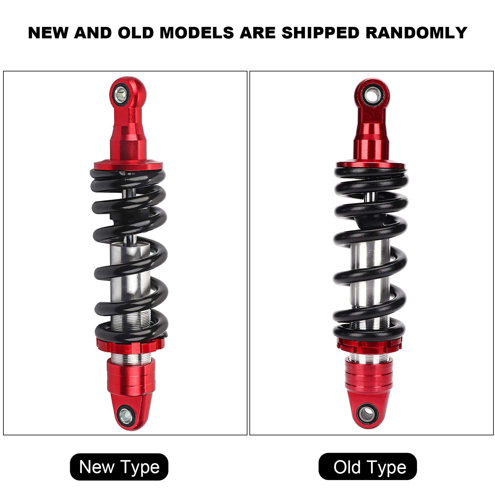 Amortyzator wstrząsów, 280mm 10-calowy amortyzator tylnego zawieszenia do motocykla Pit Dirt Pocket Bike Quad, amortyzator amortyzatora sprężynowego Tylne zawieszenie pasuje do Dirt Pit Bike