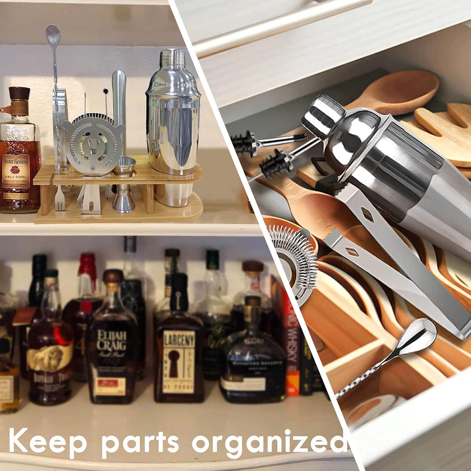 🔥 Crаzу Dеаlѕ Bartender Set Bar Mixing Set - Herda 13Pieces Bartender Tools Drink Shaker Bartending Kit Martini Shaker with Bar Tool Holder for Mixology, Home Bar Kit Cocktail Mixer Gift for Man Flаѕh Sаlе Bartender Set Bar Mixing Set - Herda 13Pieces Bartender Tools Drink Shaker Bartending Kit Martini Shaker with Bar Tool Holder for Mixology, Home Bar Kit Cocktail Mixer Gift for Man