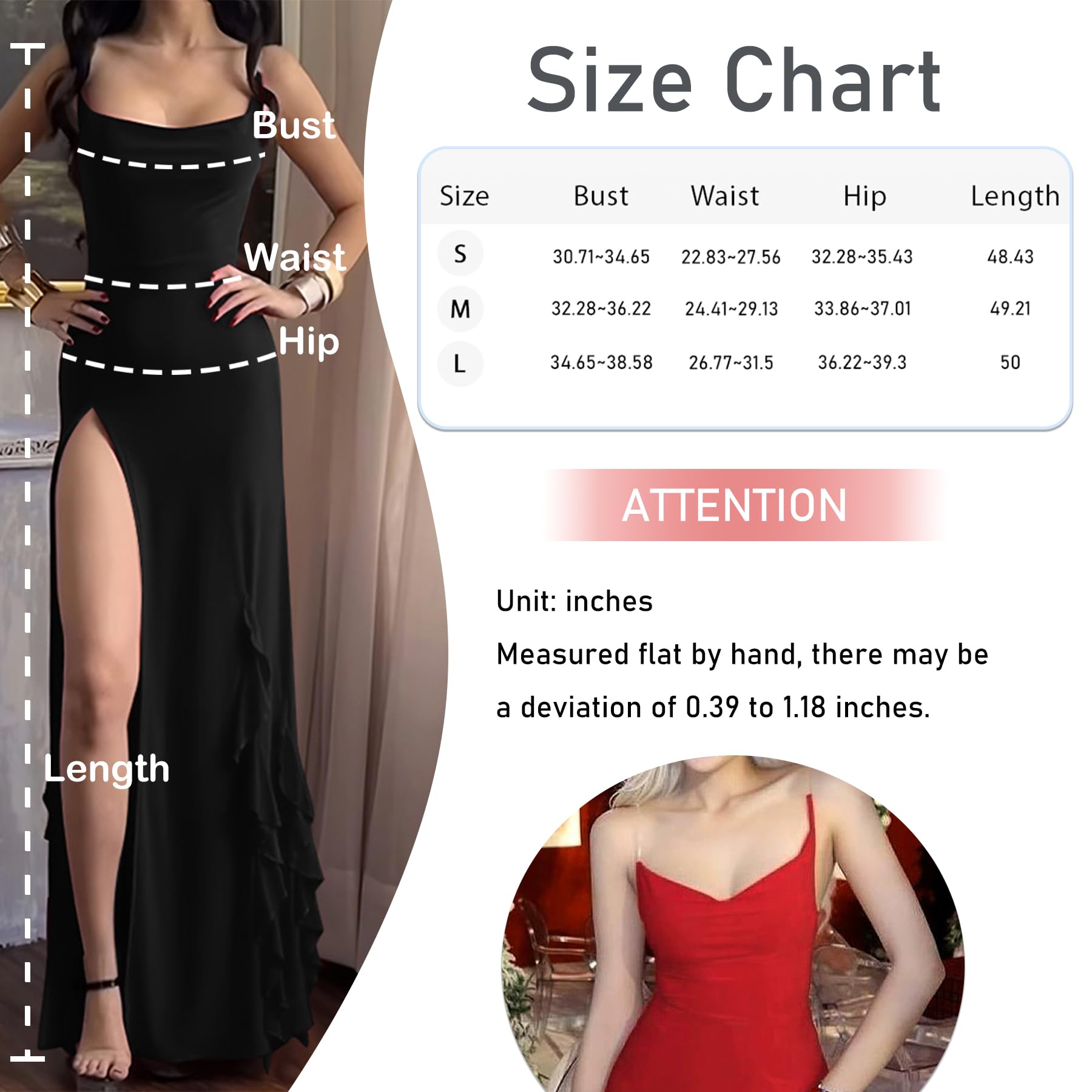 Elegante vestido largo ajustado sin mangas con tirantes delgados, espalda descubierta, abertura lateral, vestido largo de cóctel para mujer