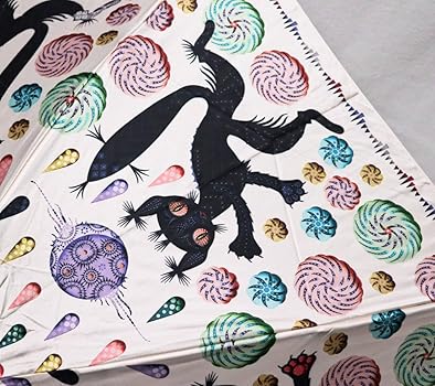 クラウス ハーパニエミ 絵画のような折りたたみ雨傘 水色 Amazon