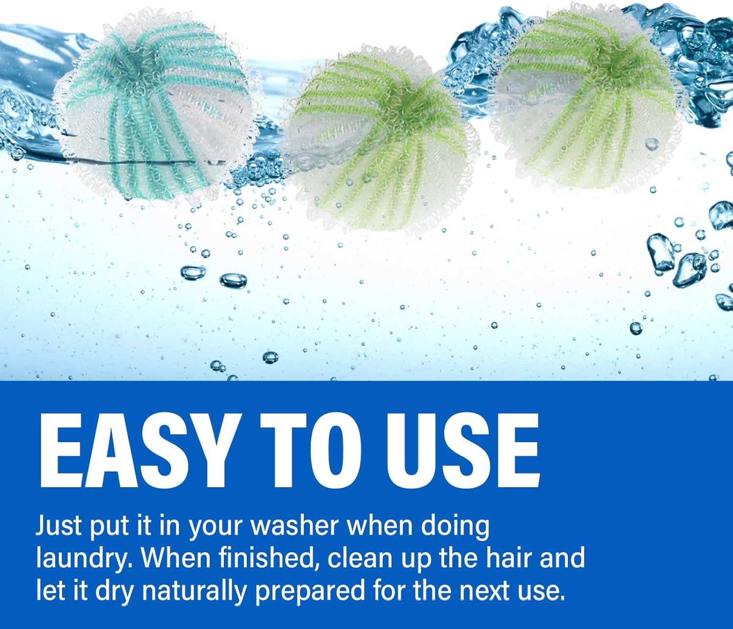 Pet Hair Remover for Laundry, 12Pcs Reusable Lint Remover for Clothes, Laundry Pet Hair Catcher, Effective Dog & Cat Hair Remover for Laundry