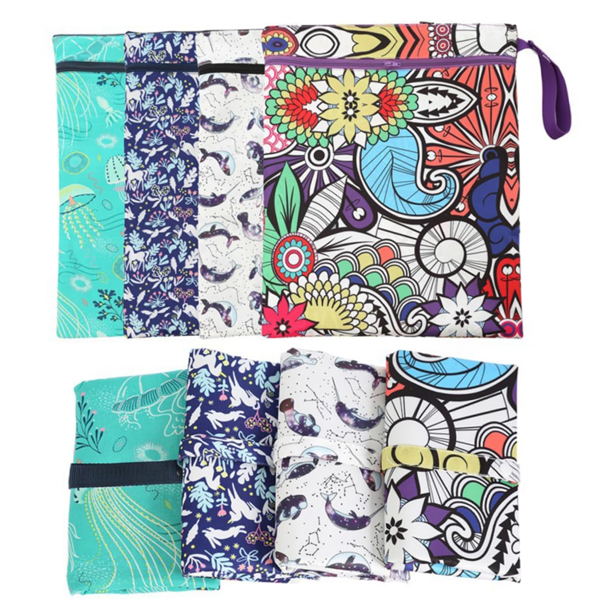 3piezas Bolsa De Multifuncional para Bebés Organizador Reutilizable De Almacenamiento para Paseos Interiores y Exteriores