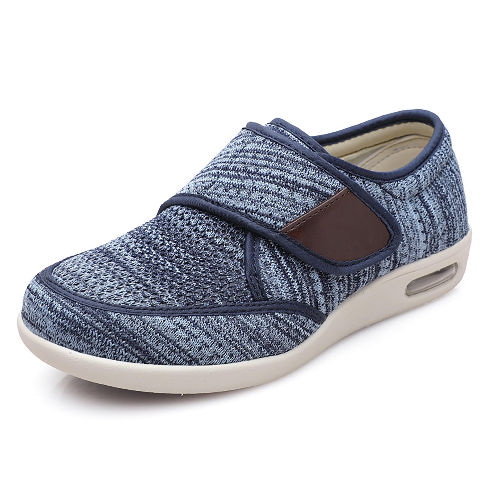 Zapatillas de Caminar ortopédicas Extra Anchas para Mujer, Zapatillas Transpirables y Ajustables, Zapatos con Soporte del Arco Plantar para pies hinchados y Uso Todo el día
