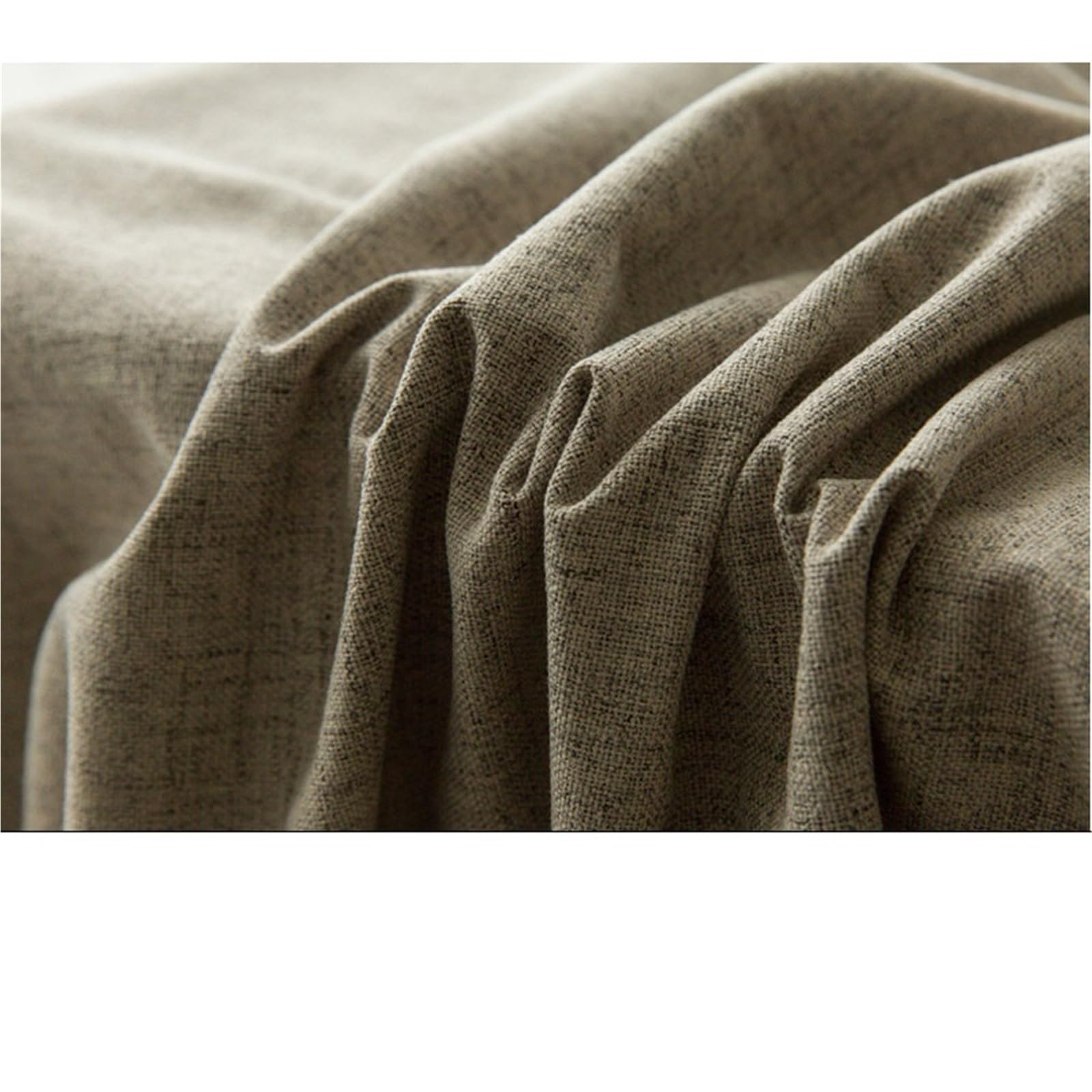 LuoAXINN Linen Curtains Faux Linen Foam Back Blackout Curtain Thermal Insulated Soundproof Blinds Drapes For Bedroom Living Room Custom Made(Color,ROD_W300XL250CM)