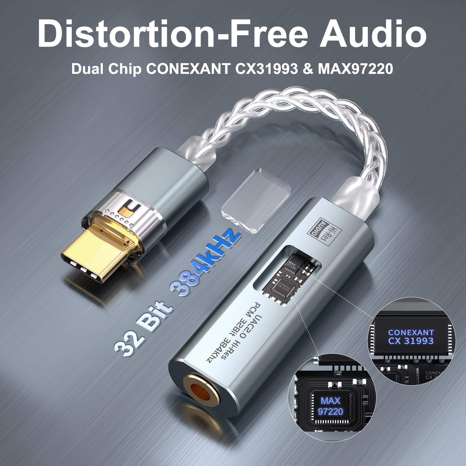 Amazon.co.jp: USB C - 3.5mm オーディオアダプター デュアルDACチップ