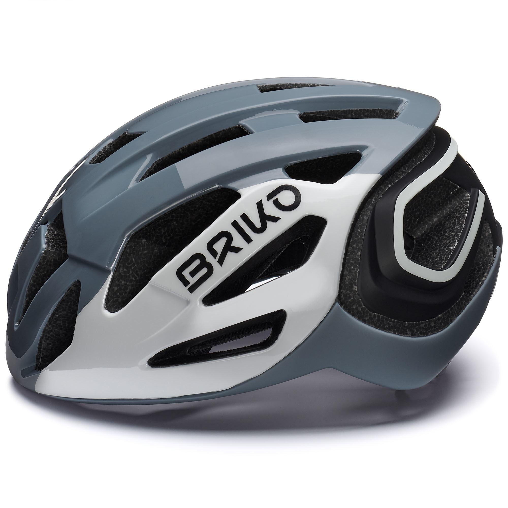 Briko Blaze Helmet Unisex dla dorosłych, Shiny Shuttle Grey, M