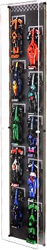 Wall Mounted Display Case for 10 x LEGO Speed Champions: Formula 1 Range