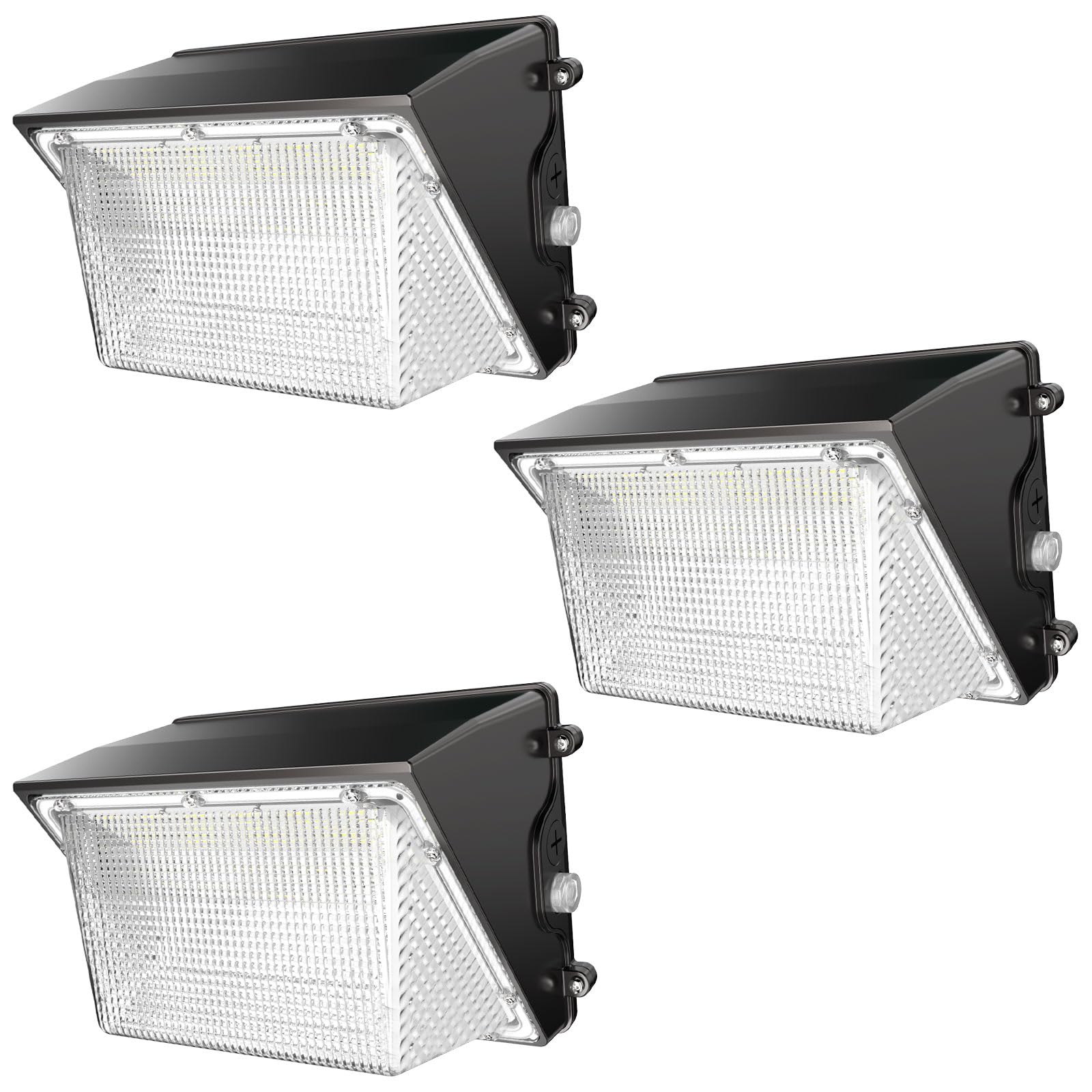 フルスペクトルLEDライト タイマー付シーンコントロール BLACK BOX HYPERLITE LED Wall Pack Light: 120W 18000lm Dusk to Dawn Flood