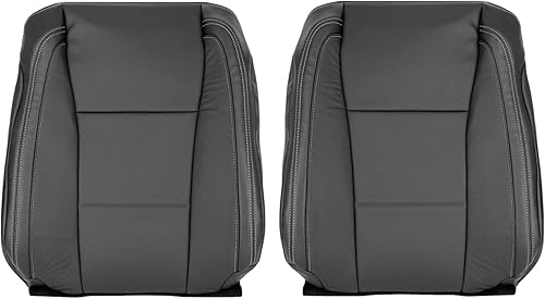 U.S.AutoSeatCover 2017 para Ford F150 Lariat Driver &amp; Passenger Top Perf Fundas de asiento de cuero negro disponible en Yaxa Colombia