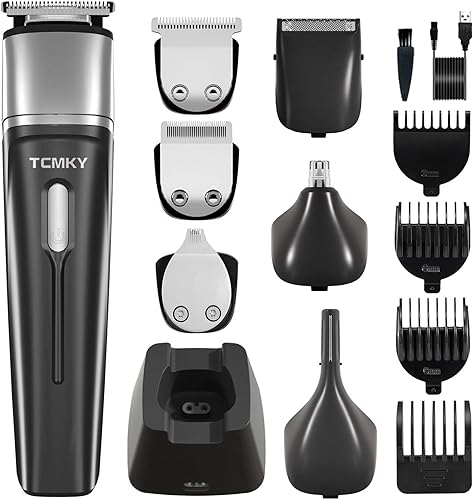 Miniatura 1 de TCMKY Recortadora de pelo para hombre, impermeable, cortacabello púbico recargable, recortadora de pelo de ingle, afeitadora eléctrica para hombres,