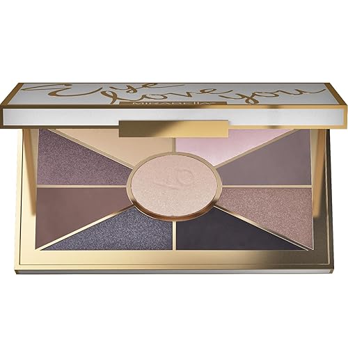 Mirabella Eye Love You - Paleta de sombra de ojos neutra, paleta de maquillaje con polvos prensados ultra pigmentados, sombras de ojos naturales