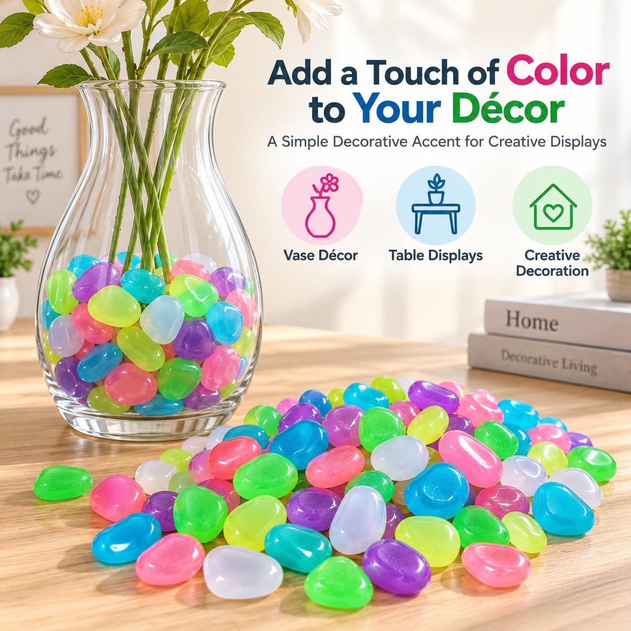 Glow in The Dark Stones - Decorate Your Garden! -4