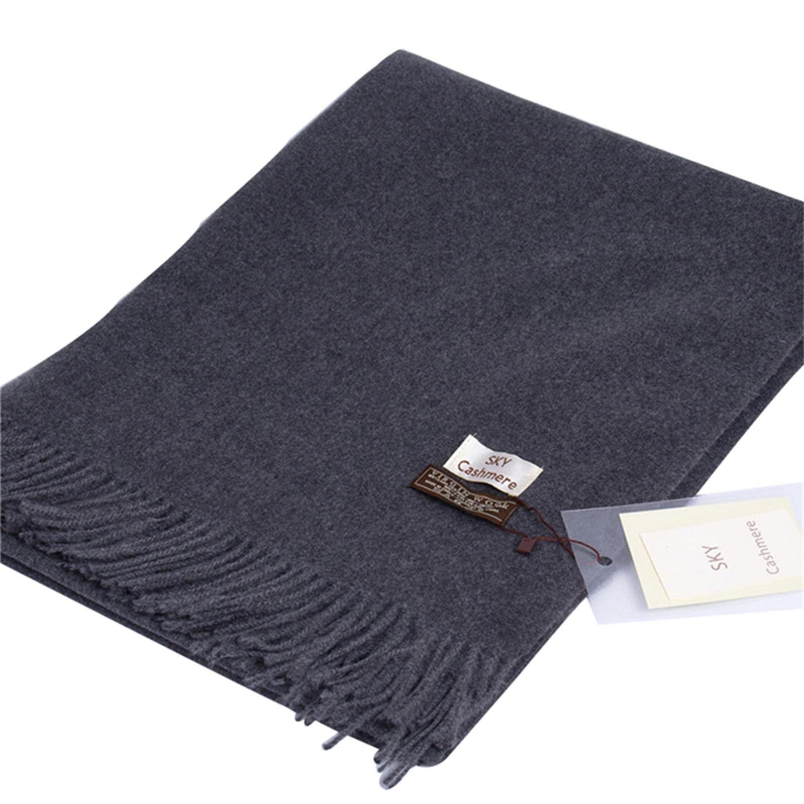 UKKO Sciarpa Inverno Morbido Caldo Sciarpa Cashmere per Le Donne Sciarpe di Lana Kaki Inverno Poncho Nero Maschile Sciarpe Sciarpe Femminile Scialle Rosso Pashmina