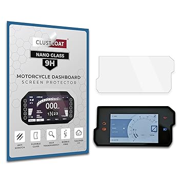 CLUSTCOAT KTM Duke 390 2017+ / 390 Adventure 2020 9H Nano Glass Motorcycle Instrument Cluster Screen Protector