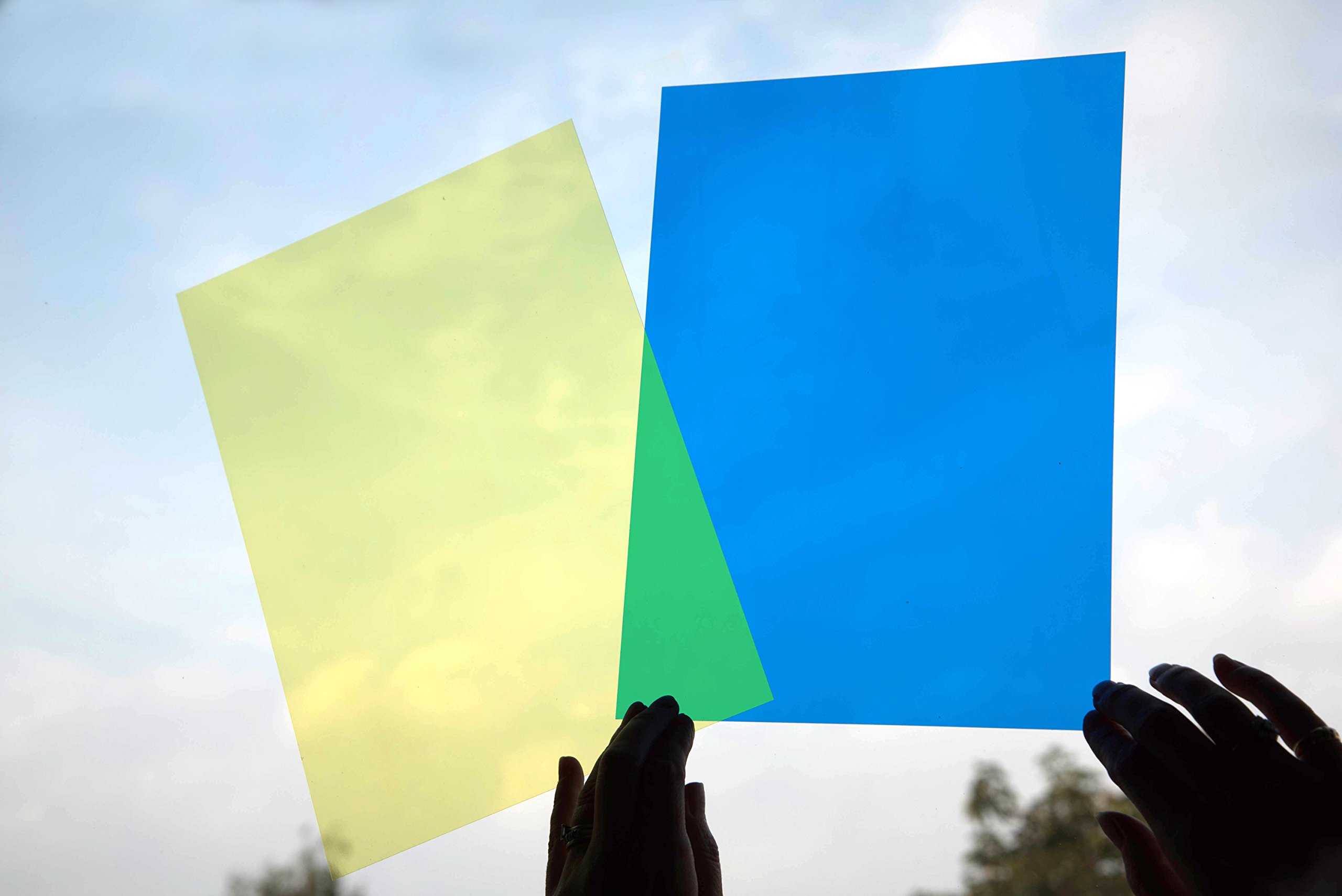 TickiT 48002 Acetate Colour Sheet (Pack of 5)