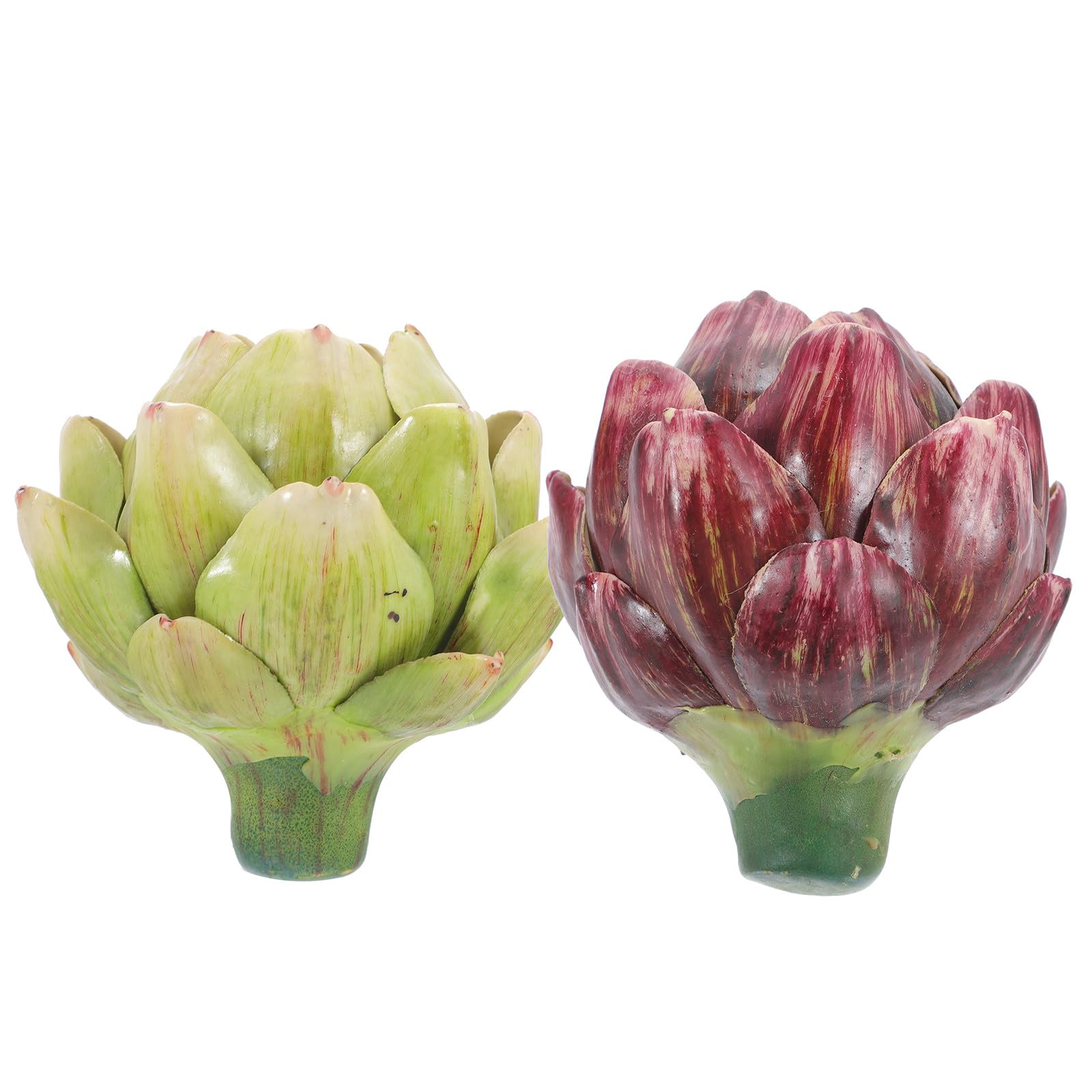 Alcachofas artificiales decorativas de plástico para centros de mesa con frutas y verduras