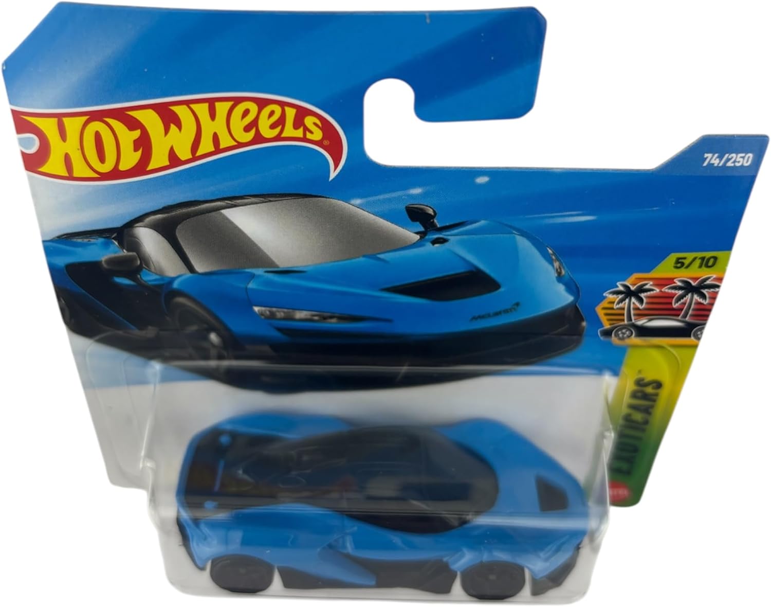 Hot Wheels McLaren W1 [Blue] Exoticars 5/10, 74/250, 1:64 Scale Diecast Toy Vehicle