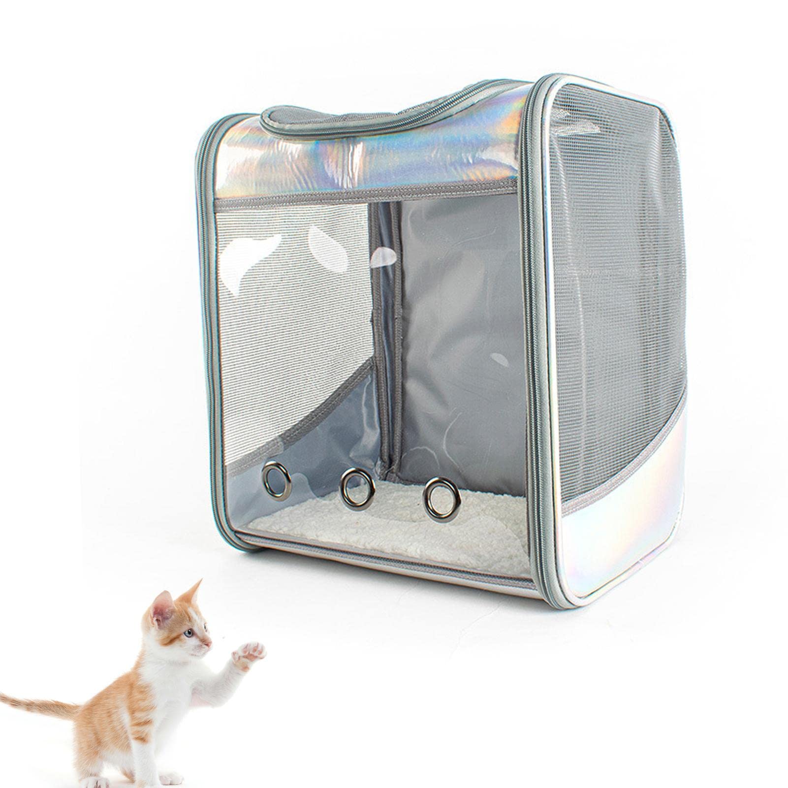 Zaino per animali domestici e morbida borsa da viaggio per gatti | borsa da viaggio per gatti, zaino impermeabile per cani di piccola taglia
