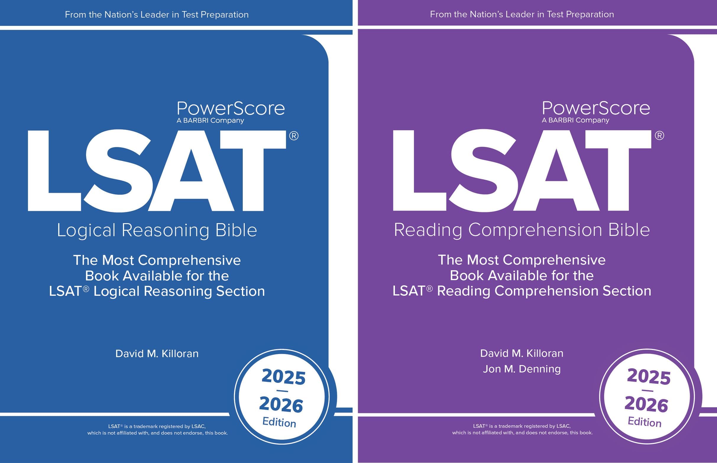 The PowerScore LSAT Bible Duology 2025-2026: Prep Strategies for Each Section of the New LSAT โ Logical Reasoning and Reading Comprehension