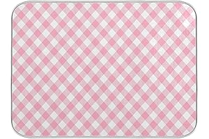 Adorable Pink Gingham Drying Mat