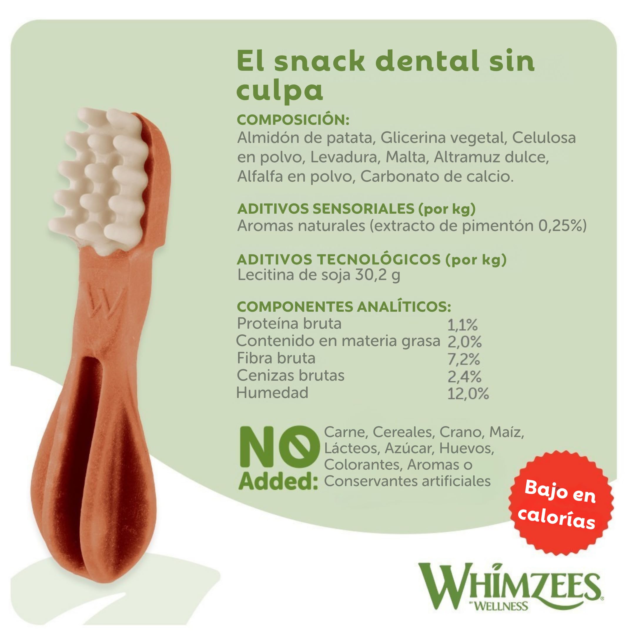 WHIMZEES Cepillos de Dientes L, Caja Mensual, 30 Piezas – Talla L, Golosinas para Perros Grandes, Naturales y Sin Cereales, Vegetarianas, Sin Azúcares Añadidos