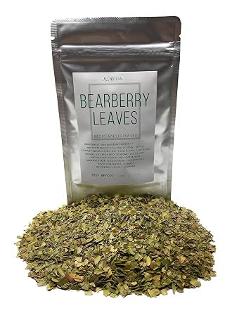 Bearberry Leaves Kinnikinnick - Cut, Dried Arctostaphylos Uva-ursi Leaves - Net Weight1.5oz/43g