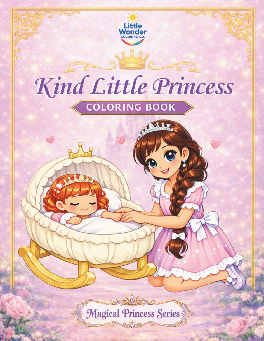 Kind Little Princess Coloring Book: A Joyful Celebration of Kindness for Little Hearts & Growing Minds (Magical Princess Series)